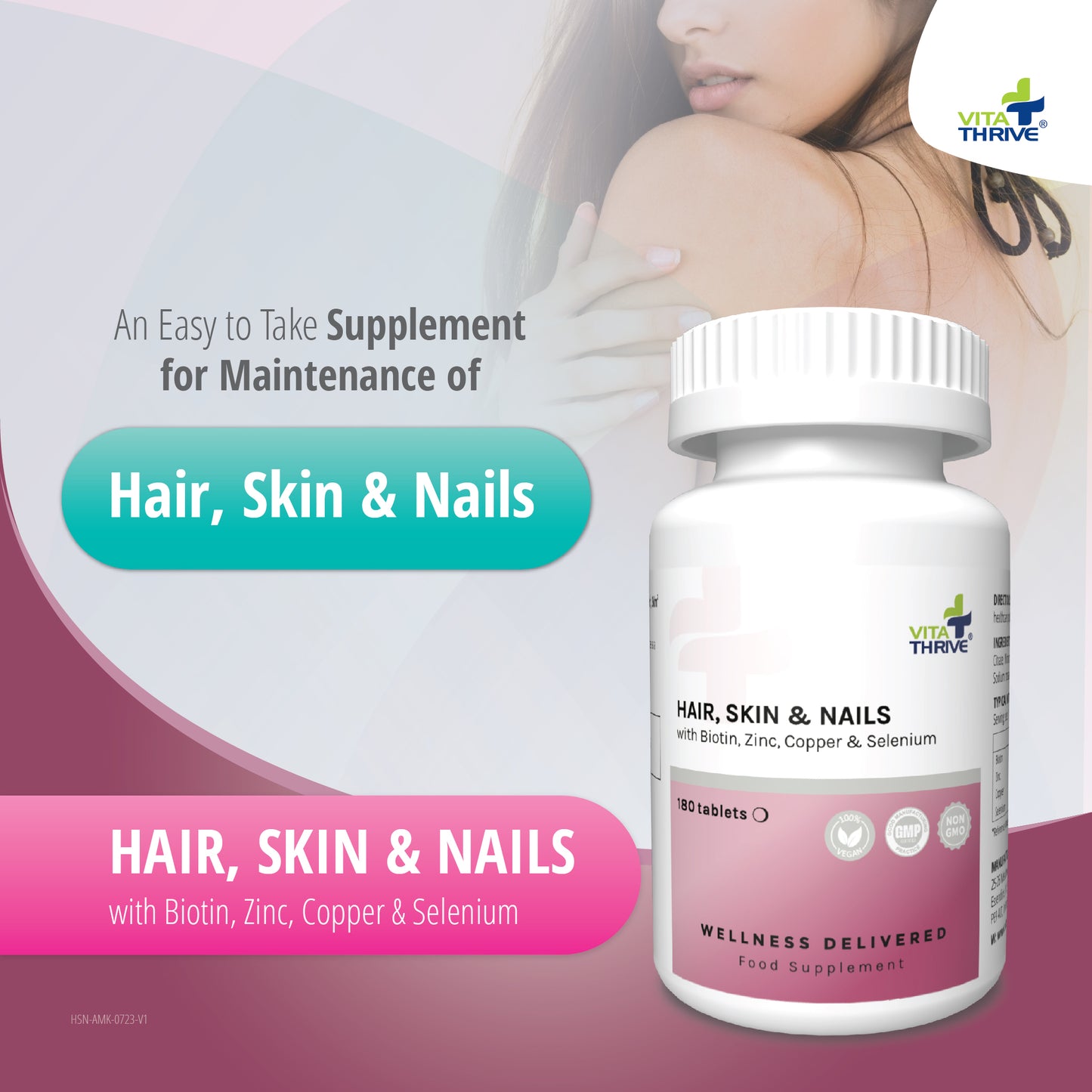 VitaThrive® Hair, Skin & Nails - 180 Tablets