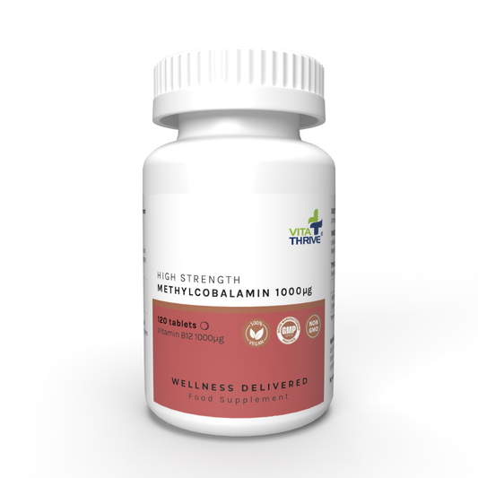 VitaThrive® Vitamin B12 (Methylcobalamin) 1000µg - 120 Tablets