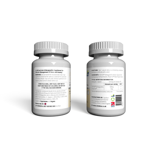 VitaThrive® KSM-66® Ashwagandha 500mg with Bioperine® Capsules - 90 Count