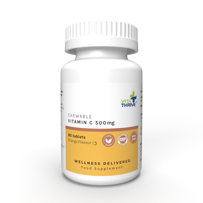 VitaThrive® Vitamin C 500mg Chewable– 90 Tablets