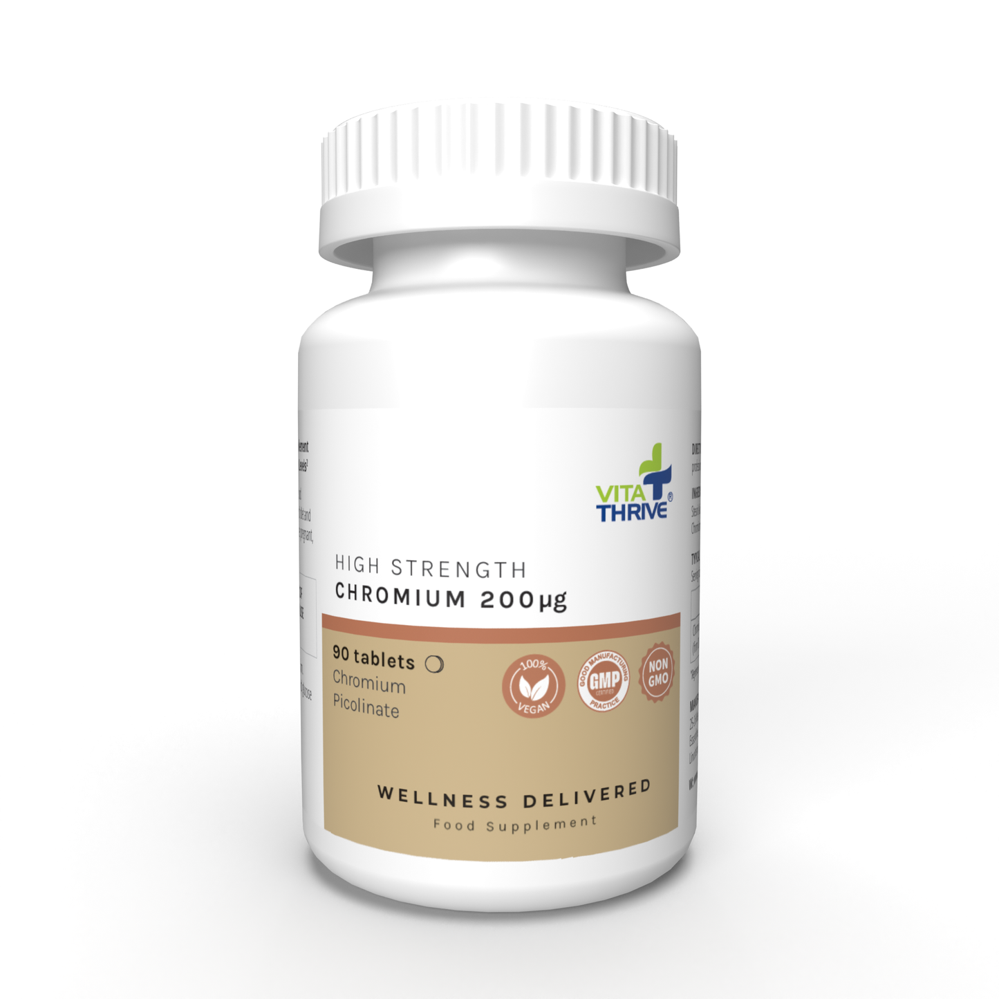 VitaThrive® Chromium Picolinate 200µg Tablets