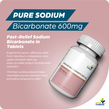 VitaThrive® Sodium Bicarbonate 600mg Tablets