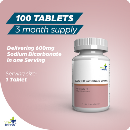 VitaThrive® Sodium Bicarbonate 600mg Tablets