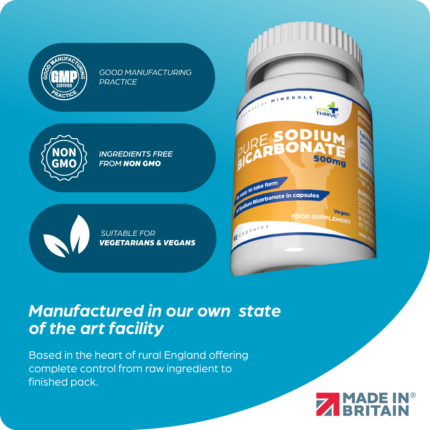 أقراص VitaThrive® Thiamin 50 مجم