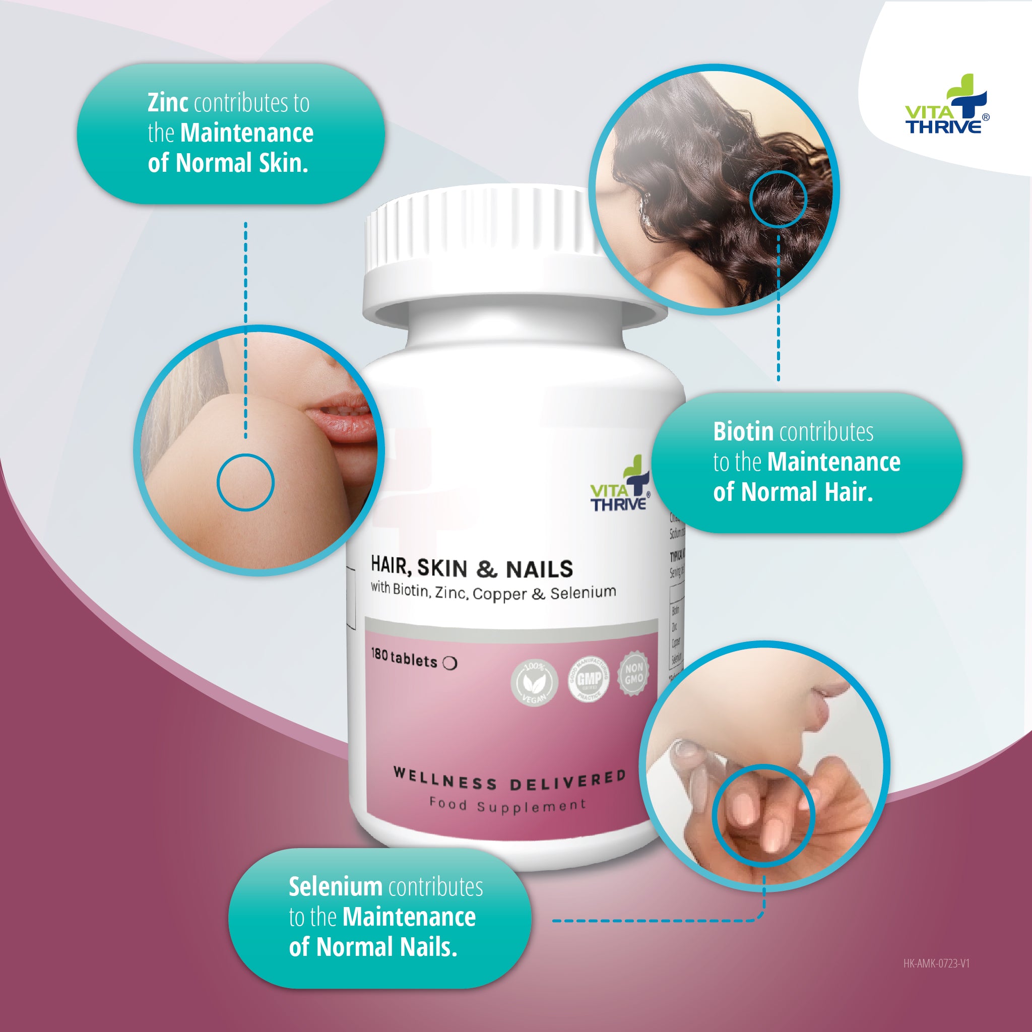 VitaThrive® Hair, Skin & Nails - 180 Tablets