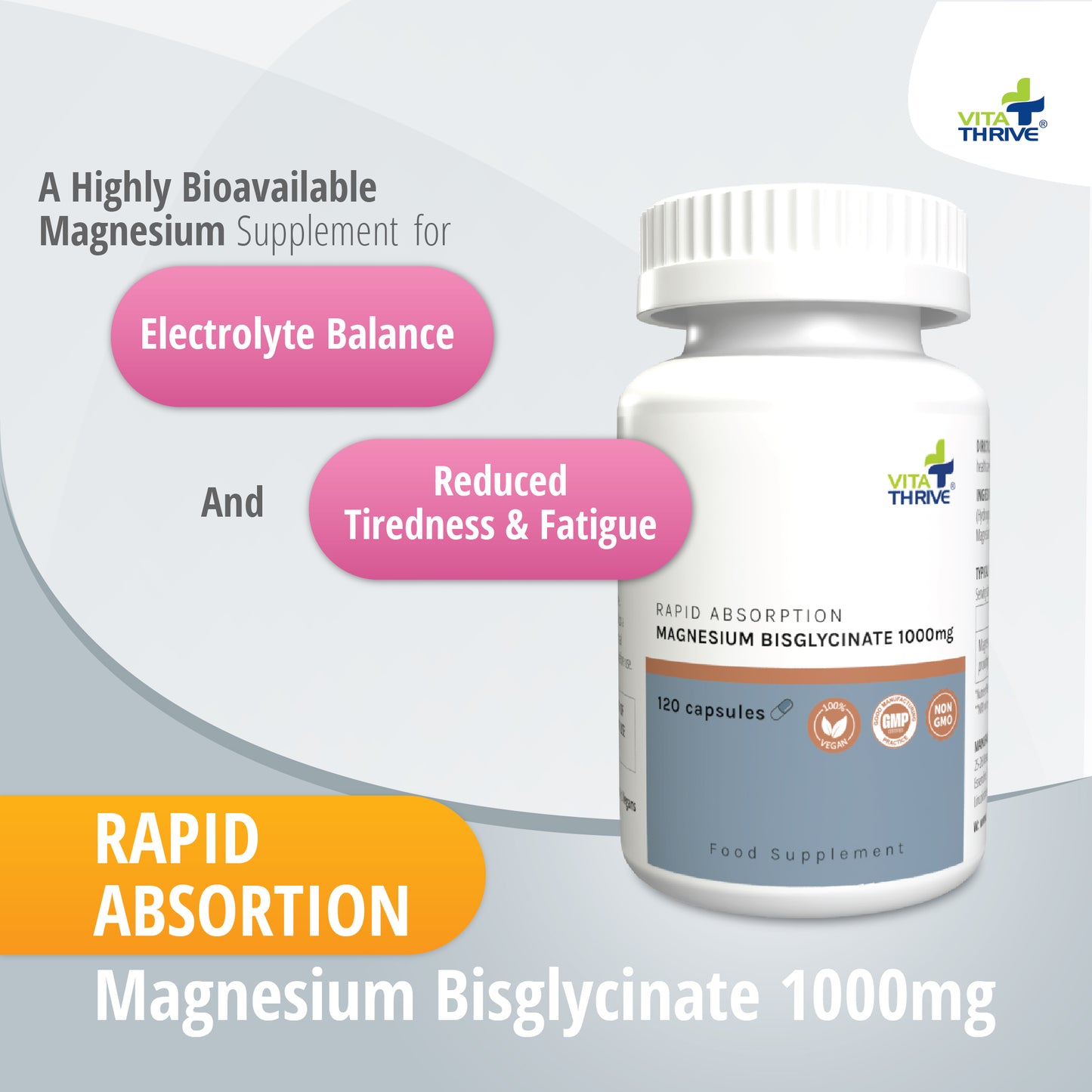 أقراص VitaThrive® Thiamin 50 مجم