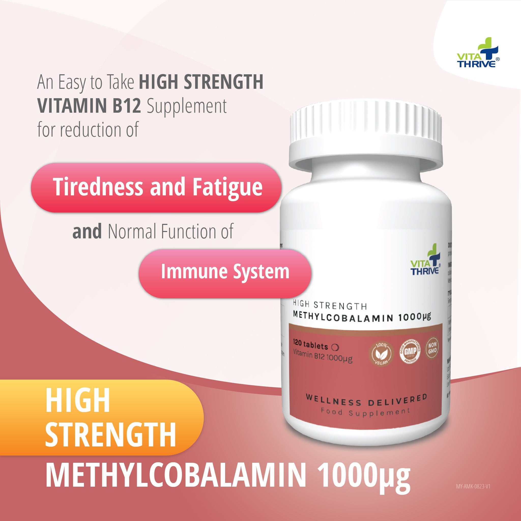 أقراص VitaThrive® Folic Acid 400 mg