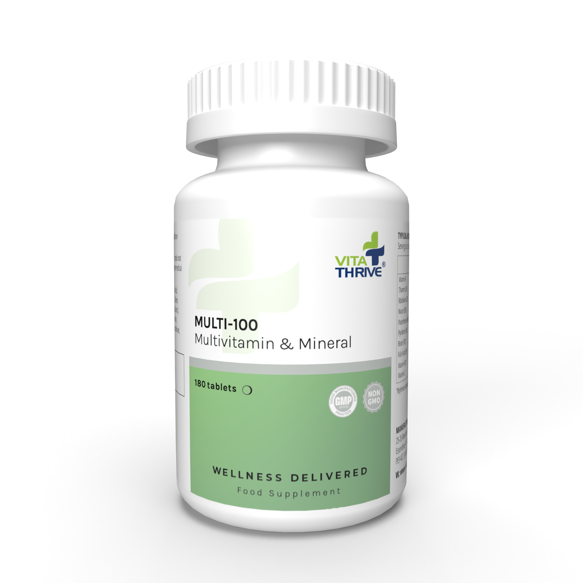 Multi 100 VitaThrive® Multi-100 - 180 Tablets