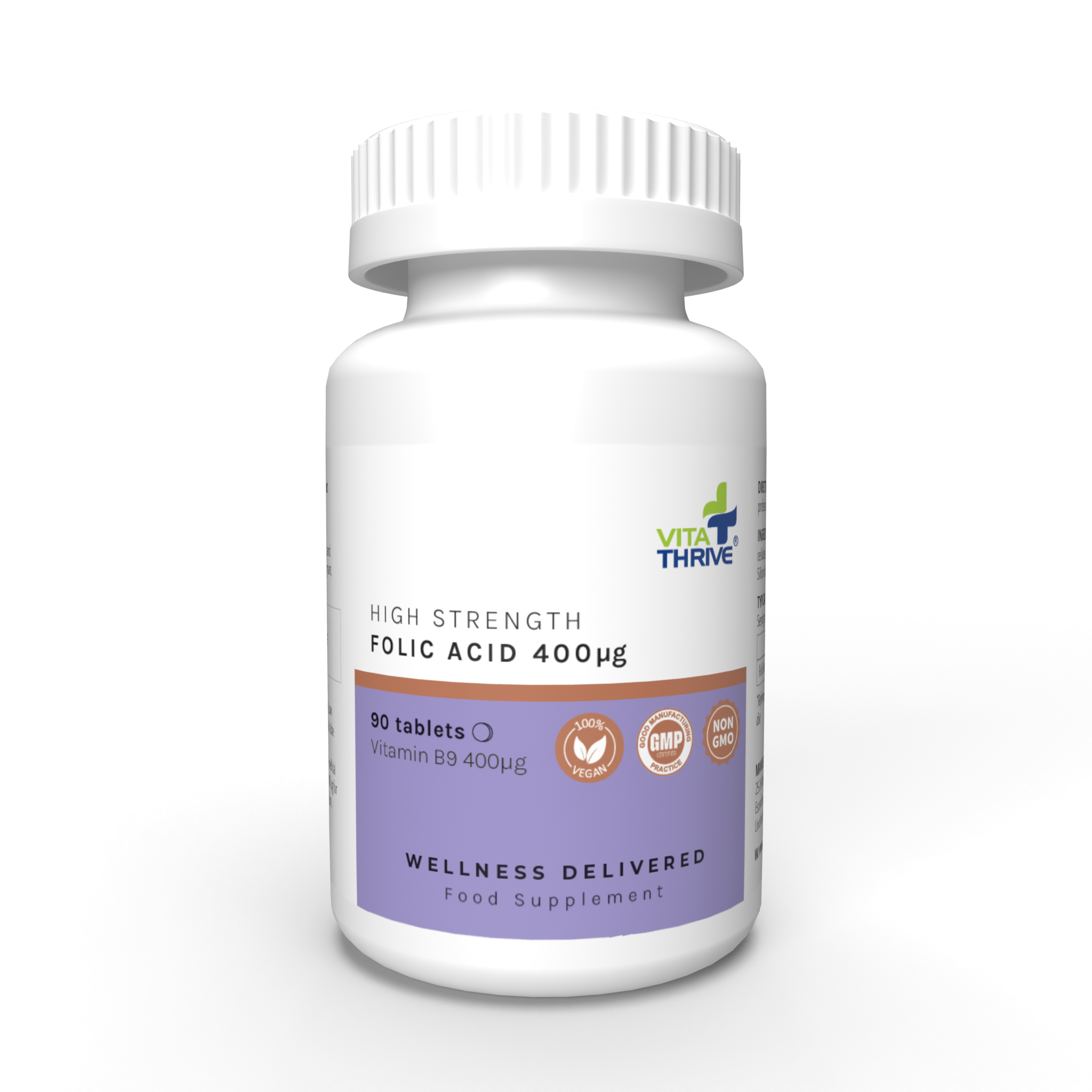 VitaThrive® Folic Acid 400µg – 90 Tablets