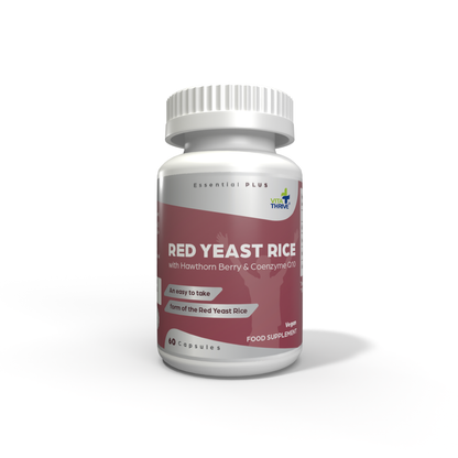 VitaThrive® Red Yeast Rice with Hawthorne Berry and Co-Enzyme Q10-60 Capsules
