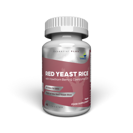 VitaThrive® Red Yeast Rice with Hawthorne Berry and Co-Enzyme Q10-60 Capsules