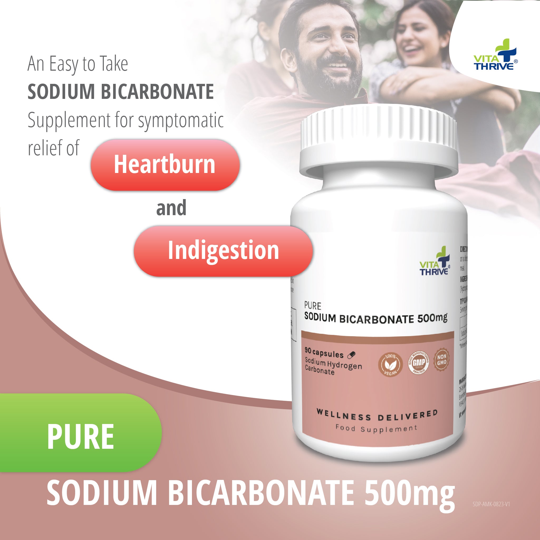 VitaThrive® Sodium Bicarbonate 500mg Capsules