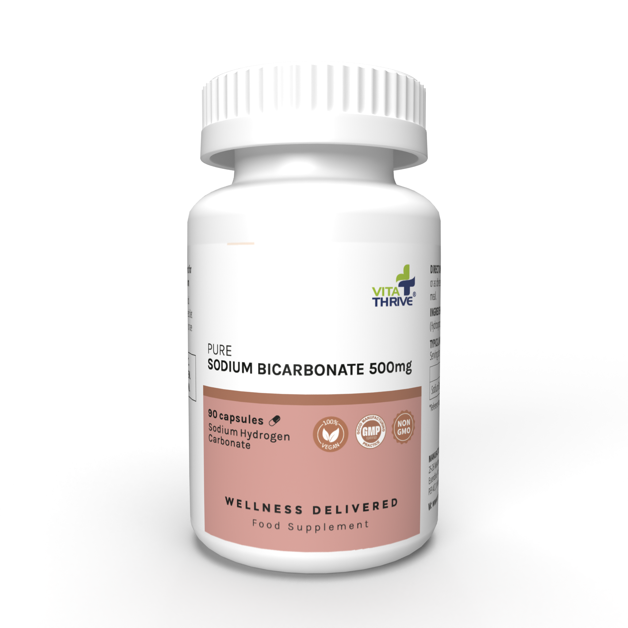 VitaThrive® Sodium Bicarbonate 500mg Capsules