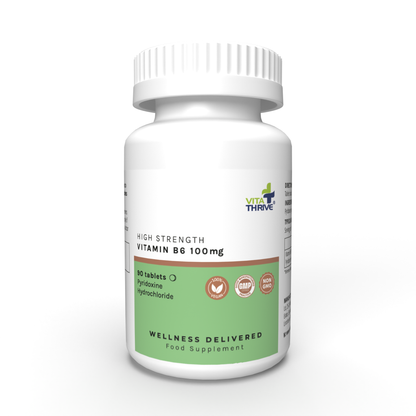 VitaThrive® High Strength Vitamin B6 100mg – 90 Tablets