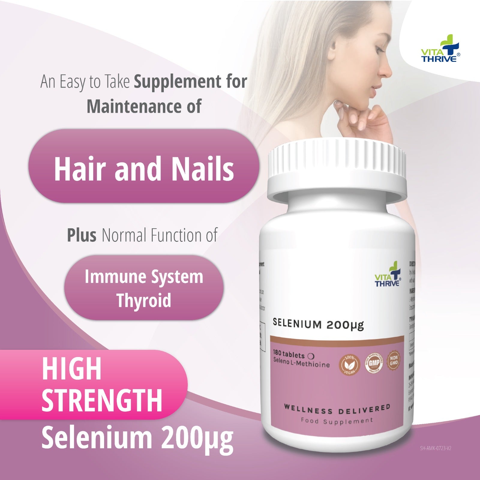 VitaThrive® Selenium 200µg - 180 Tablets